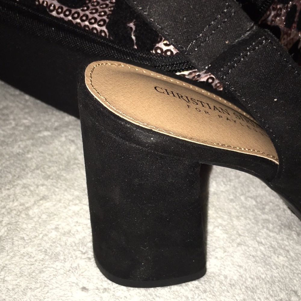 🌹🌹Gorgeous NWT Beautiful black heels comfortable - Picture 5 of 6